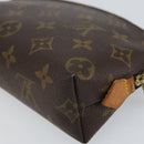 LOUIS VUITTON Monogram Pochette Cosmetic PM Pouch M43998 LV Auth BA9098-15