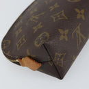 LOUIS VUITTON Monogram Pochette Cosmetic PM Pouch M43998 LV Auth BA9098-16