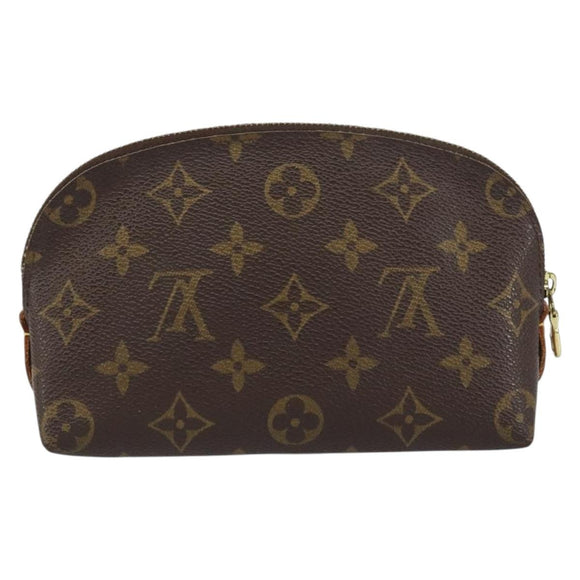 LOUIS VUITTON Monogram Pochette Cosmetic PM Pouch M43998 LV Auth BA9098