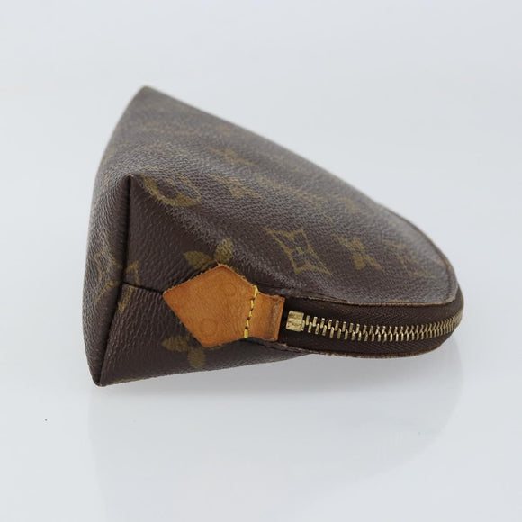 LOUIS VUITTON Monogram Pochette Cosmetic PM Pouch M43998 LV Auth BA9098
