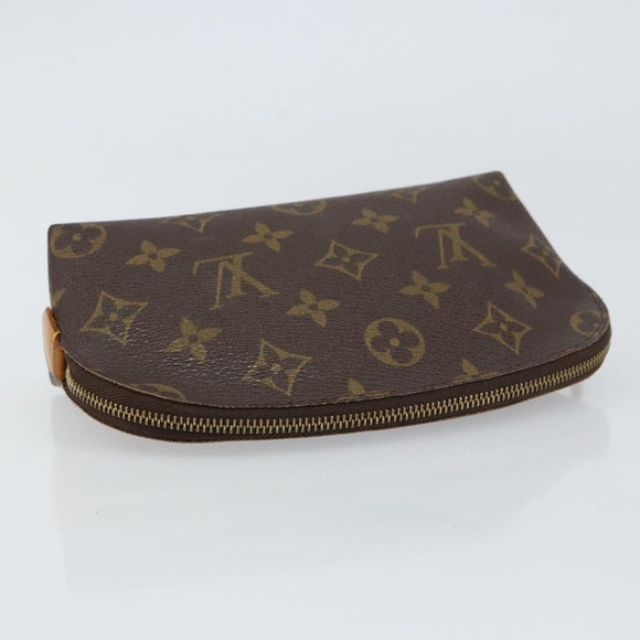 LOUIS VUITTON Monogram Pochette Cosmetic PM Pouch M43998 LV Auth BA9098