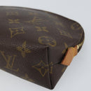 LOUIS VUITTON Monogram Pochette Cosmetic PM Pouch M43998 LV Auth BA9098-7