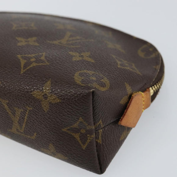 LOUIS VUITTON Monogram Pochette Cosmetic PM Pouch M43998 LV Auth BA9098