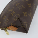 LOUIS VUITTON Monogram Pochette Cosmetic PM Pouch M43998 LV Auth BA9098-14