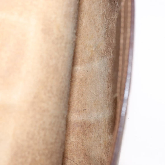 GUCCI GG Supreme Web Sherry Line Clutch Bag PVC Beige Gold 89 01 006 Auth BA9104