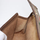 GUCCI GG Supreme Web Sherry Line Clutch Bag PVC Beige Gold 89 01 006 Auth BA9104-18