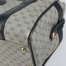 GUCCI Micro GG Supreme Hand Bag PVC Navy Gold 000 58 0093 Auth BA9106-10