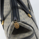 GUCCI Micro GG Supreme Hand Bag PVC Navy Gold 000 58 0093 Auth BA9106-16