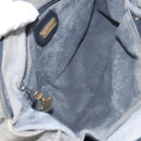GUCCI Micro GG Supreme Hand Bag PVC Navy Gold 000 58 0093 Auth BA9106-18
