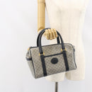 GUCCI Micro GG Supreme Hand Bag PVC Navy Gold 000 58 0093 Auth BA9106-26