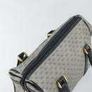 GUCCI Micro GG Supreme Hand Bag PVC Navy Gold 000 58 0093 Auth BA9106-6