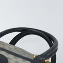 GUCCI Micro GG Supreme Hand Bag PVC Navy Gold 000 58 0093 Auth BA9106-8