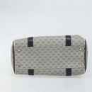 GUCCI Micro GG Supreme Hand Bag PVC Navy Gold 000 58 0093 Auth BA9106-9