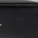 GUCCI Hand Bag Leather Black Gold Auth BA9107-6