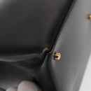 GUCCI Hand Bag Leather Black Gold Auth BA9107-9