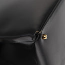 GUCCI Hand Bag Leather Black Gold Auth BA9107-16