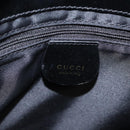 GUCCI Hand Bag Leather Black Gold Auth BA9107-18