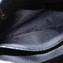 GUCCI Hand Bag Leather Black Gold Auth BA9107-11