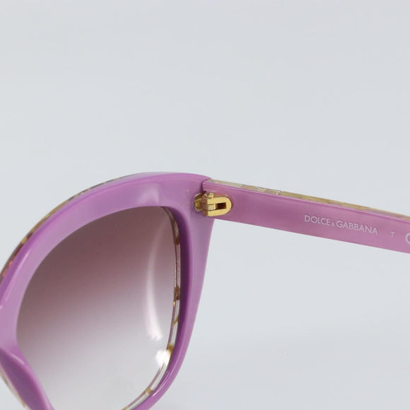 DOLCE&GABBANA Sunglasses plastic Purple Auth BA9109V