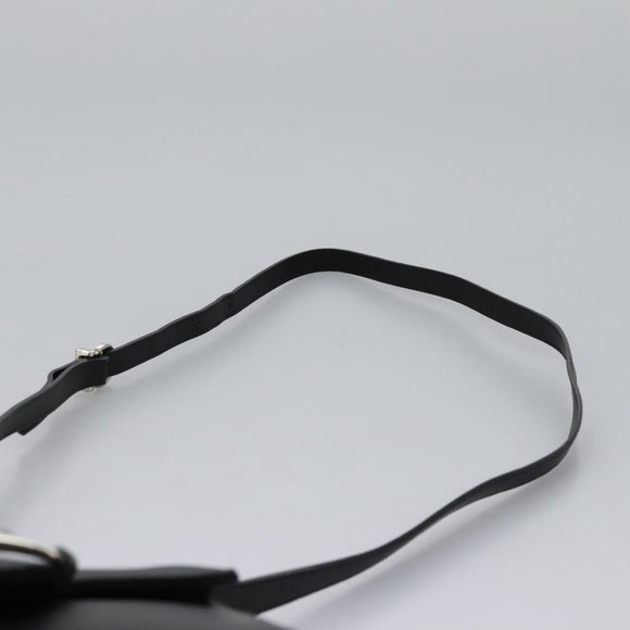 Salvatore Ferragamo Shoulder Bag Leather Black Auth BA911