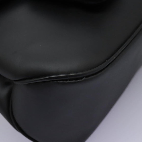 Salvatore Ferragamo Shoulder Bag Leather Black Auth BA911