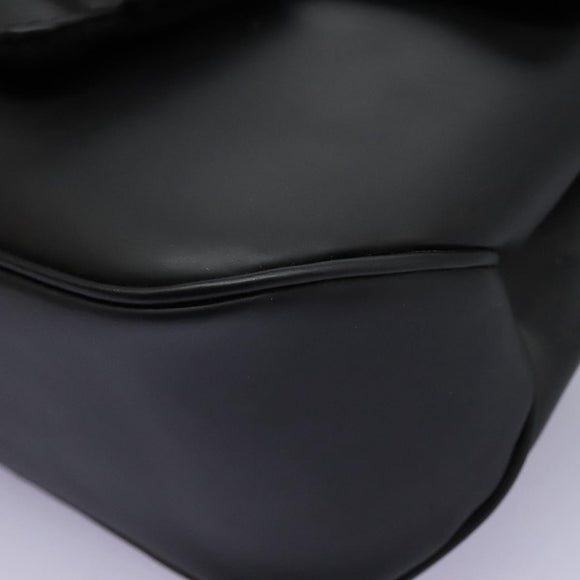 Salvatore Ferragamo Shoulder Bag Leather Black Auth BA911