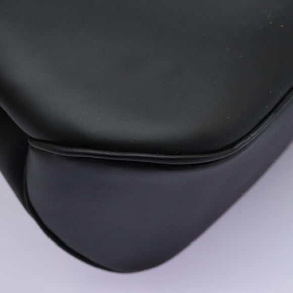 Salvatore Ferragamo Shoulder Bag Leather Black Auth BA911