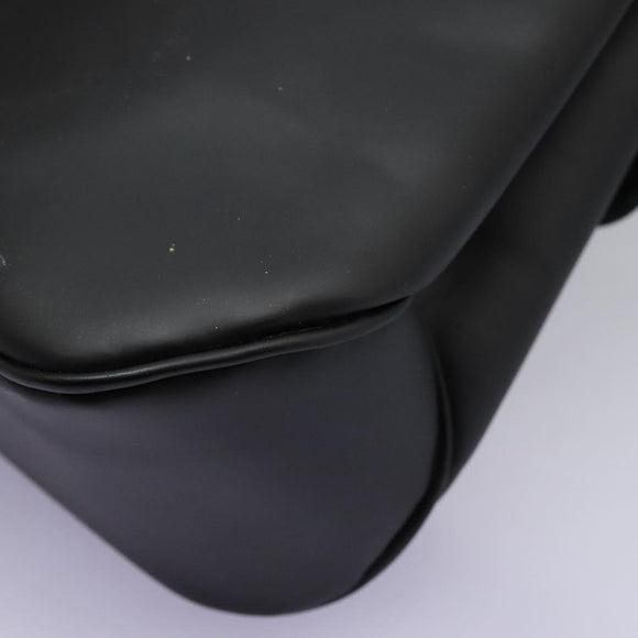 Salvatore Ferragamo Shoulder Bag Leather Black Auth BA911