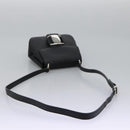 Salvatore Ferragamo Shoulder Bag Leather Black Auth BA911-7