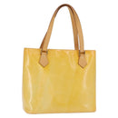 LOUIS VUITTON Monogram Vernis Houston Hand Bag Gris M91053 LV Auth BA9112-1