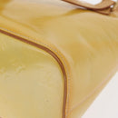 LOUIS VUITTON Monogram Vernis Houston Hand Bag Gris M91053 LV Auth BA9112-17