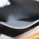LOUIS VUITTON Monogram Vernis Houston Hand Bag Gris M91053 LV Auth BA9112-22
