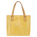 LOUIS VUITTON Monogram Vernis Houston Hand Bag Gris M91053 LV Auth BA9112-2