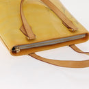 LOUIS VUITTON Monogram Vernis Houston Hand Bag Gris M91053 LV Auth BA9112-7