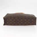 LOUIS VUITTON Monogram Sac Plat Hand Bag M51140 LV Auth BA9116-5