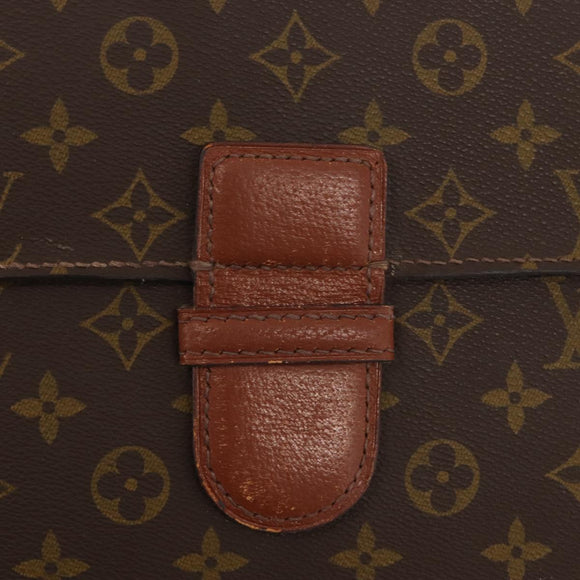 LOUIS VUITTON Monogram Posh Ministor Briefcase M53445 LV Auth BA9117