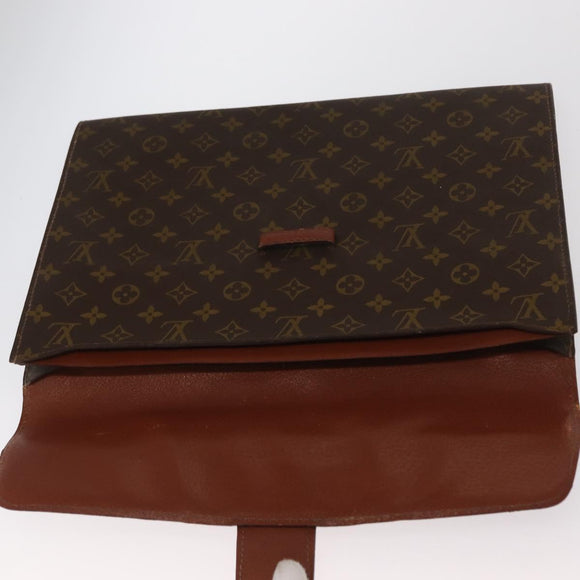 LOUIS VUITTON Monogram Posh Ministor Briefcase M53445 LV Auth BA9117