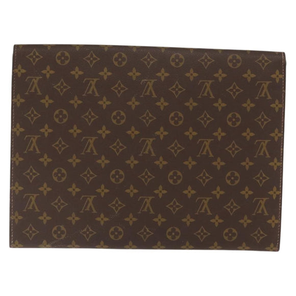 LOUIS VUITTON Monogram Posh Ministor Briefcase M53445 LV Auth BA9117