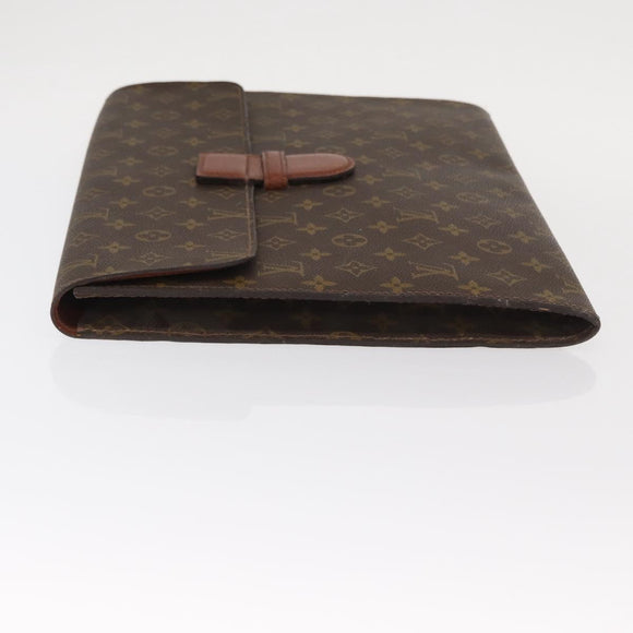 LOUIS VUITTON Monogram Posh Ministor Briefcase M53445 LV Auth BA9117