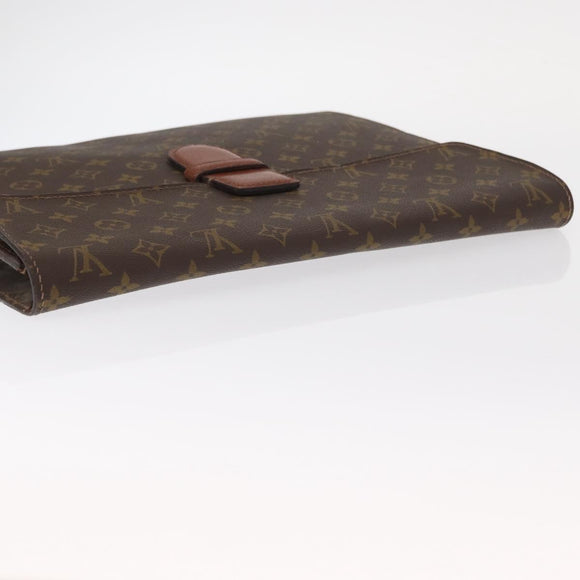 LOUIS VUITTON Monogram Posh Ministor Briefcase M53445 LV Auth BA9117