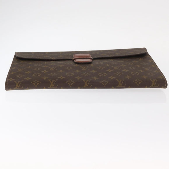 LOUIS VUITTON Monogram Posh Ministor Briefcase M53445 LV Auth BA9117