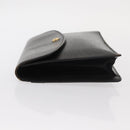 LOUIS VUITTON Epi Montaigne 27 Clutch Bag Black M52652 LV Auth BA9119-4