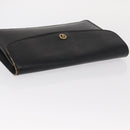LOUIS VUITTON Epi Montaigne 27 Clutch Bag Black M52652 LV Auth BA9119-5