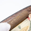 GUCCI GG Supreme Web Sherry Line Clutch Bag PVC Beige Gold 89 01 006 Auth BA9121-19