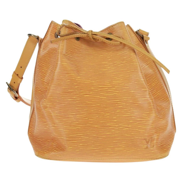 LOUIS VUITTON Epi Petit Noe Shoulder Bag Yellow M44109 LV Auth BA9123