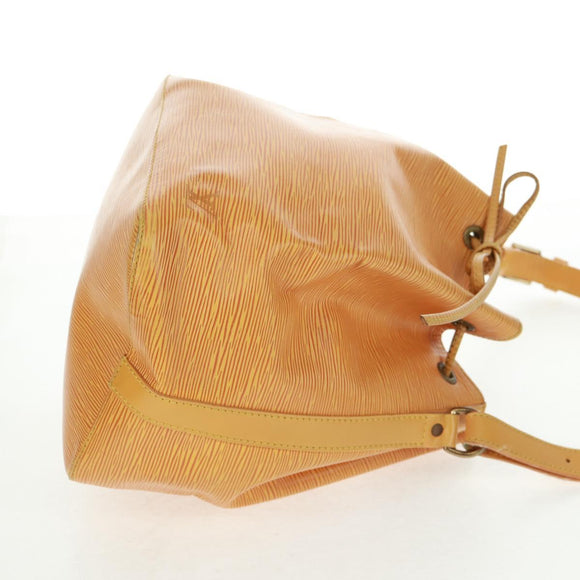 LOUIS VUITTON Epi Petit Noe Shoulder Bag Yellow M44109 LV Auth BA9123