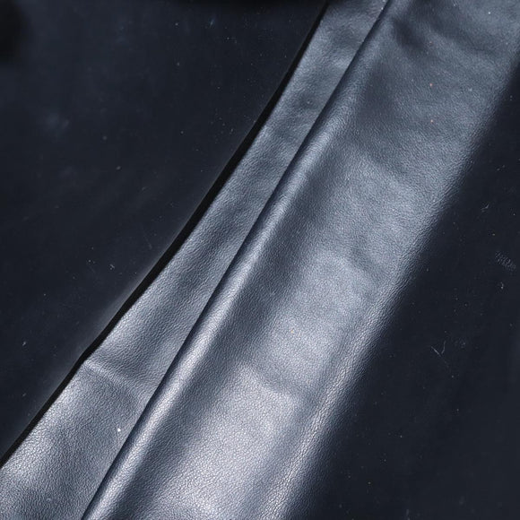 BALLY Chain Shoulder Bag Leather Black Gold Auth BA9129