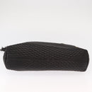 BALLY Chain Shoulder Bag Leather Black Gold Auth BA9129-5