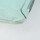Gianni Versace Shoulder Bag Leather Peppermint Silver Auth BA9132-15