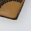 PRADA Hand Bag Cotton Brown Silver Auth BA9135-9